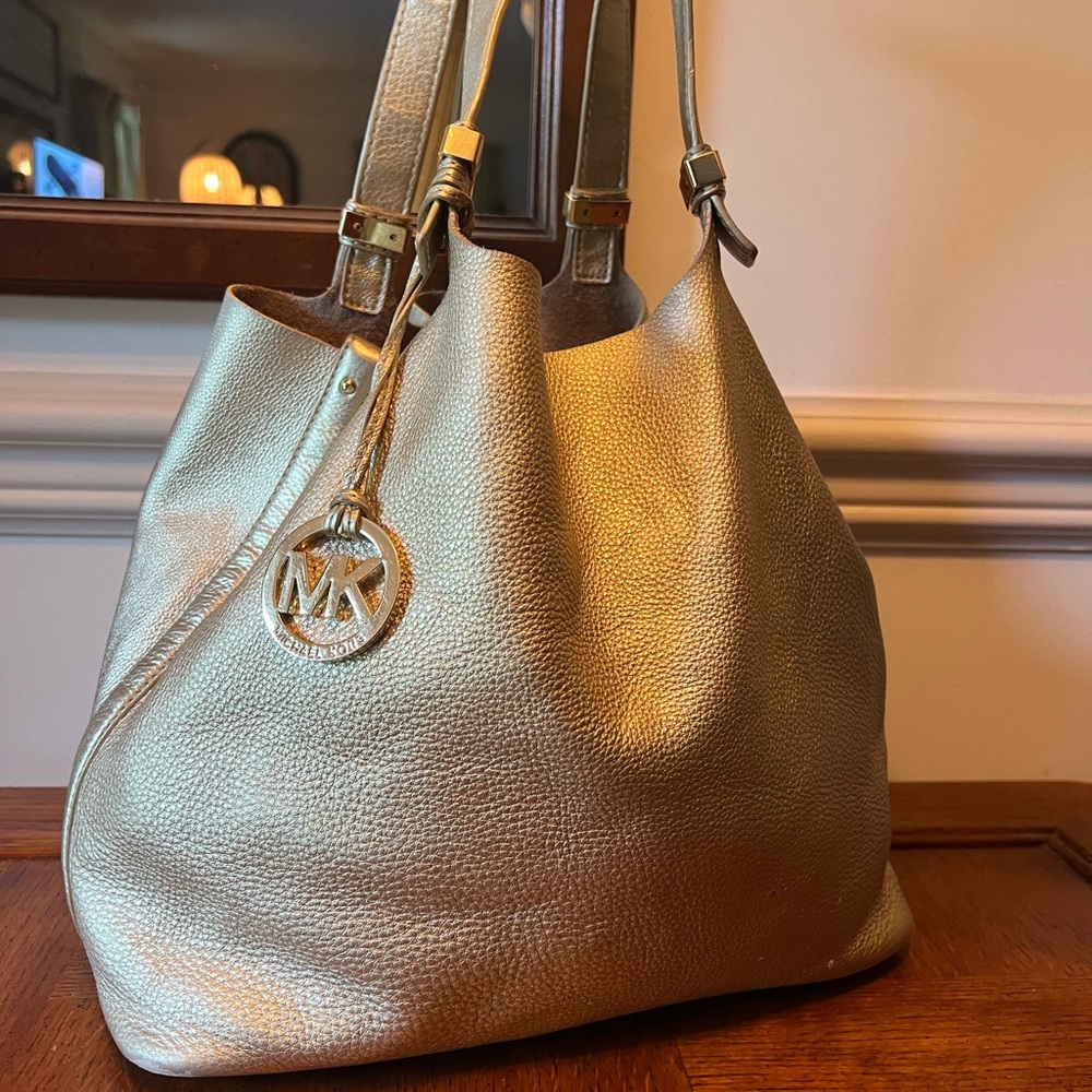 Michael Kors Metallic Gold Shoulder Bag
